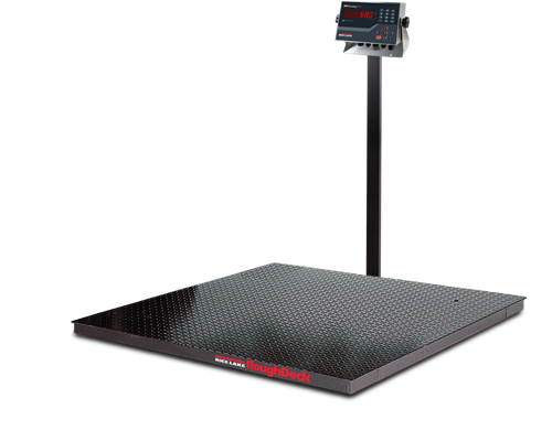 RICE LAKE RoughDeck® Rough-n-Ready System Floor Scale and 680 Plus Indicator