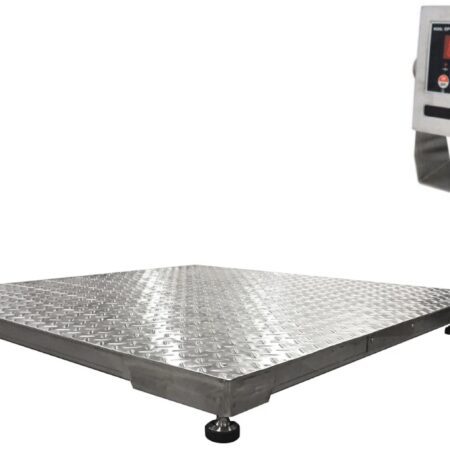 Tufner Stainless Steel Diamond Plate Floor Scale